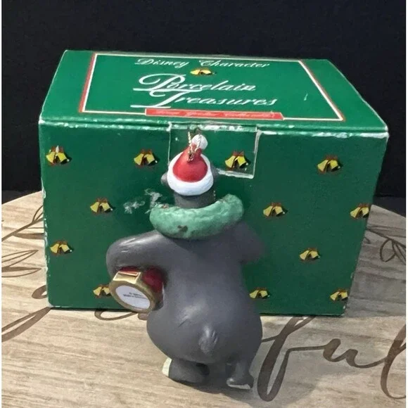 Disney Character Porcelain Treasures Grolier Baloo Jungle Book Hanging Ornament - Picture 12 of 12